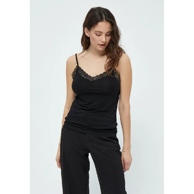 4204420 Rosalinda Top - Black Sustainable Organic