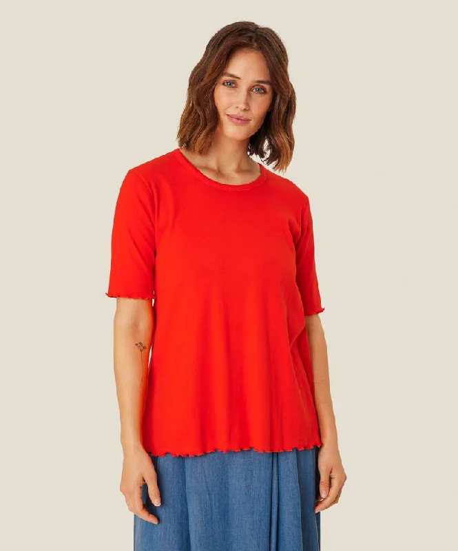 1008977  MaButtas Top - Orange Com Adventure