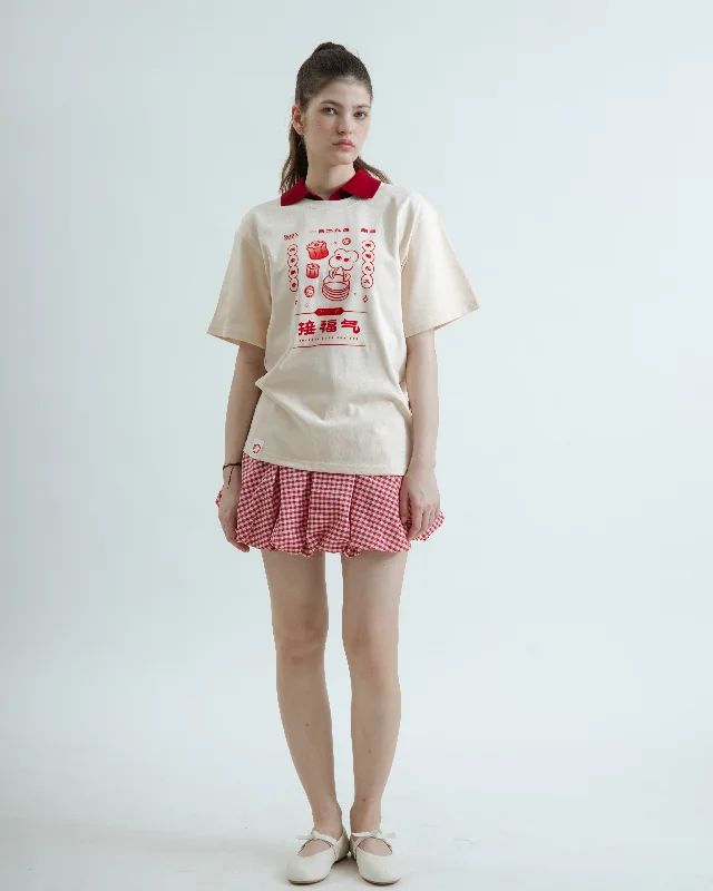 LULU Dim Sum Oversize Tee (Beige) Hip Women's Urban