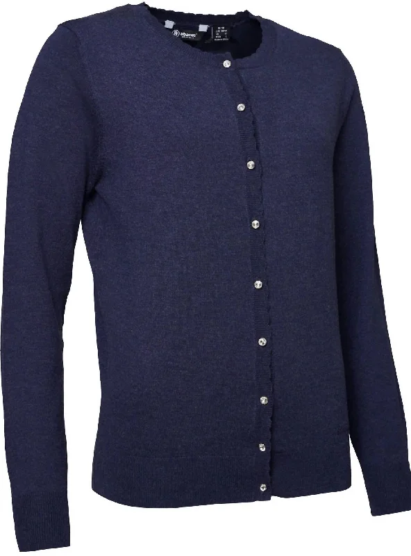 Women's Ellerston Cardigan In Navy Trendy Women's Oversized