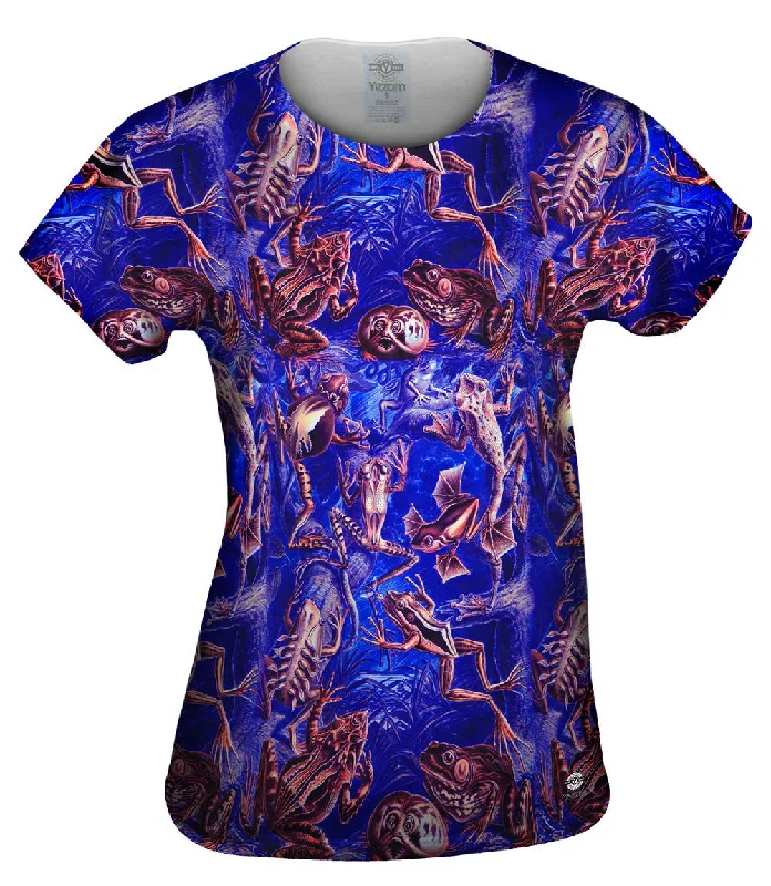Ernst Haeckel - "Batrachia" (1904) Sporty Women's Tennis