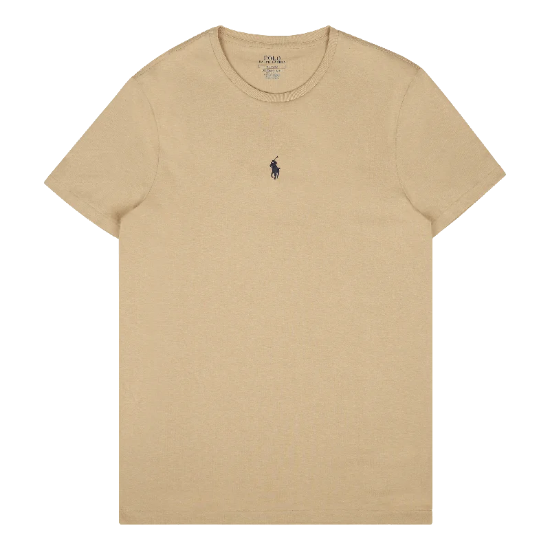 Custom Slim Fit Jersey Crewneck T-Shirt Classic Khaki Cool Women's Skate