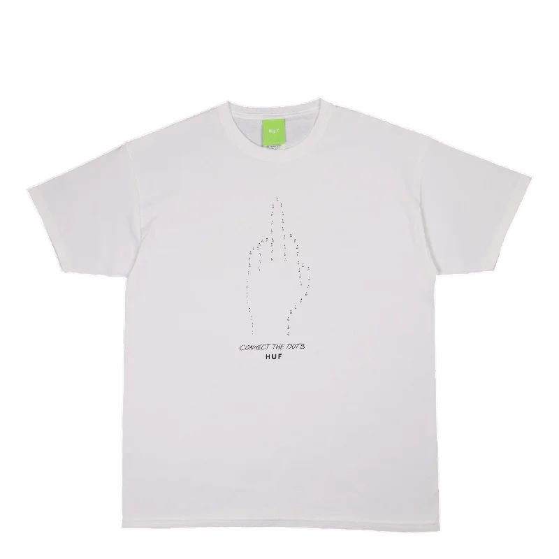 Connect The Dots S/s Tee White Sophisticated Women's Tailored