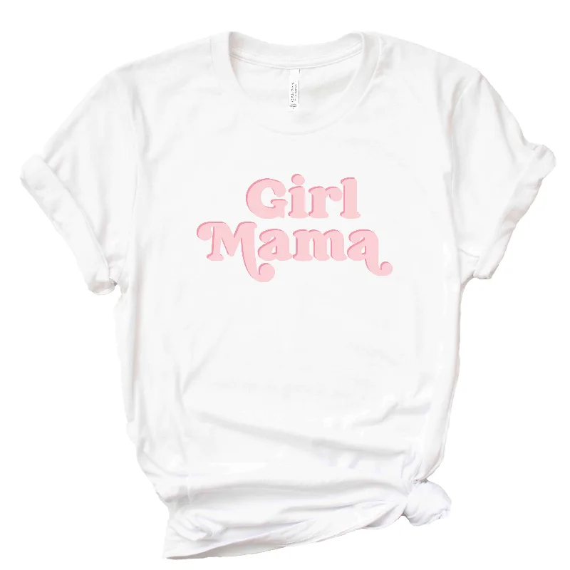 Girl Mama Graphic Tee | White Edgy Women's Punk