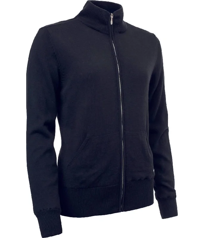 Women's Dubson Wind Stop Cardigan In Black Practical Women's Multi - 