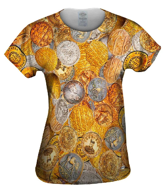 "Antique Coins" Elegant Women's Formal 