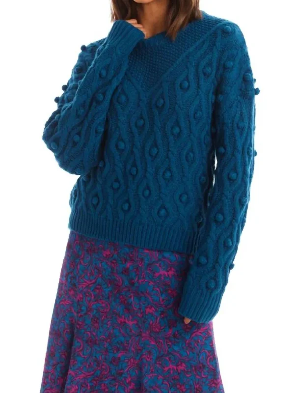 Esme Sweater In Dark Teal Rugged Women's Outdoor 