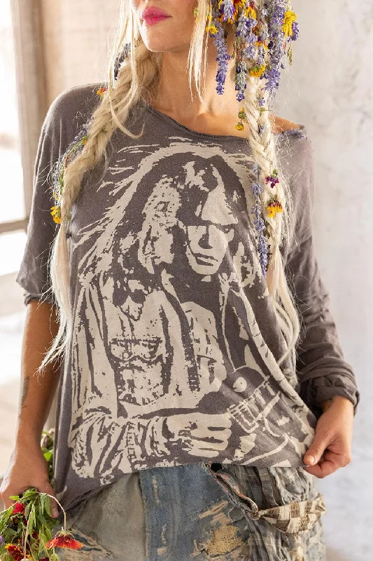 Neil Young Viggo Tee Vintage Women's 1970S 