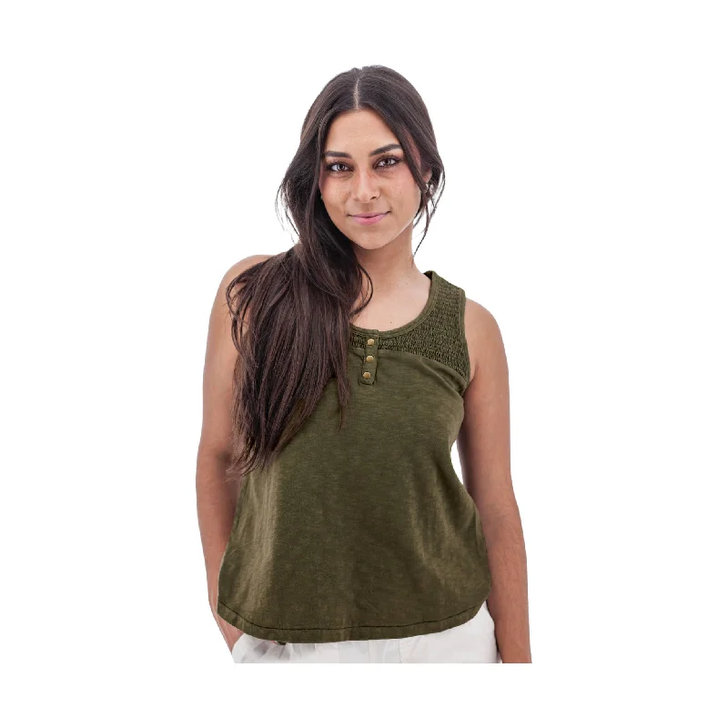 Aventura Women's Essex Tank Top - Dusty Olive - ONLINE STORE CREDIT/EXCHANGE ONLY Cozy Women's Winter