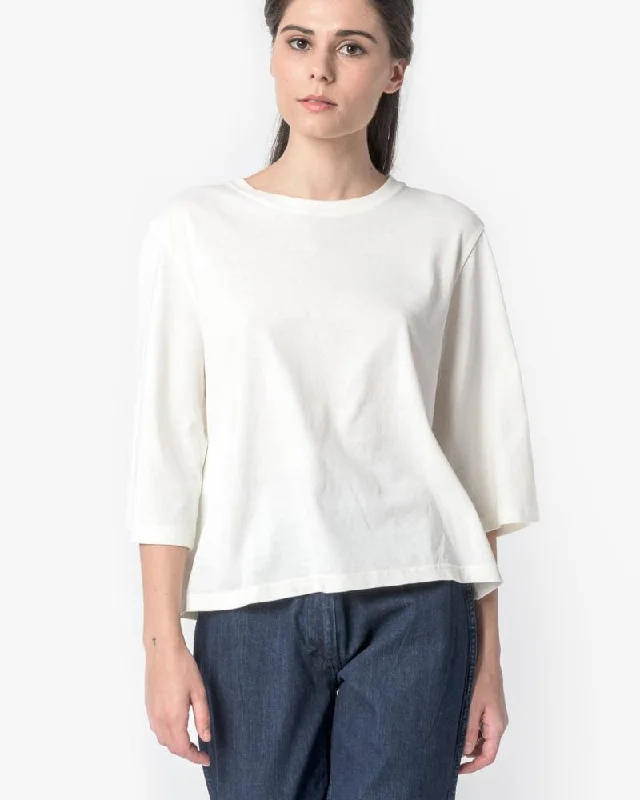 Wide Sleeve Top in Natural Practical Women's Quick - dry