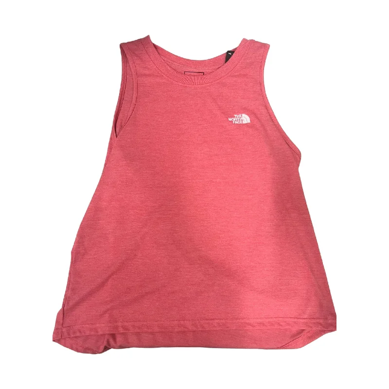 The North Face Women's Simple Logo Tank - Cosmo Pink Heather - ONLINE STORE CREDIT/EXCHANGE ONLY Feminine Women's Soft 