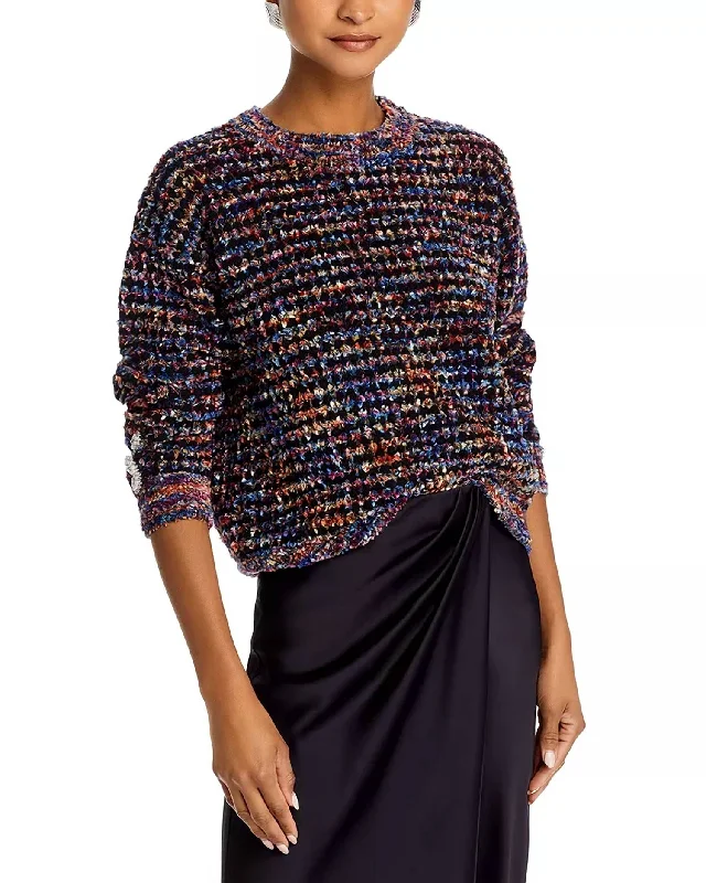 Button Trim Sweater In Multi Refined Women's 