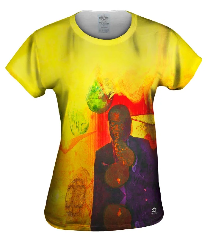 Adi Holzer - "Louis Armstrong" (2002) Sleek Women's Metallic
