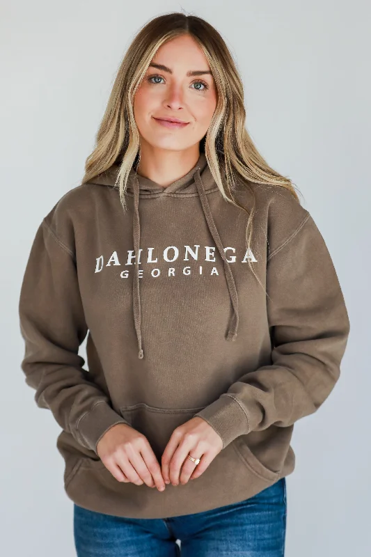 Brown Dahlonega Georgia Hoodie Luxurious Women's High -  end
