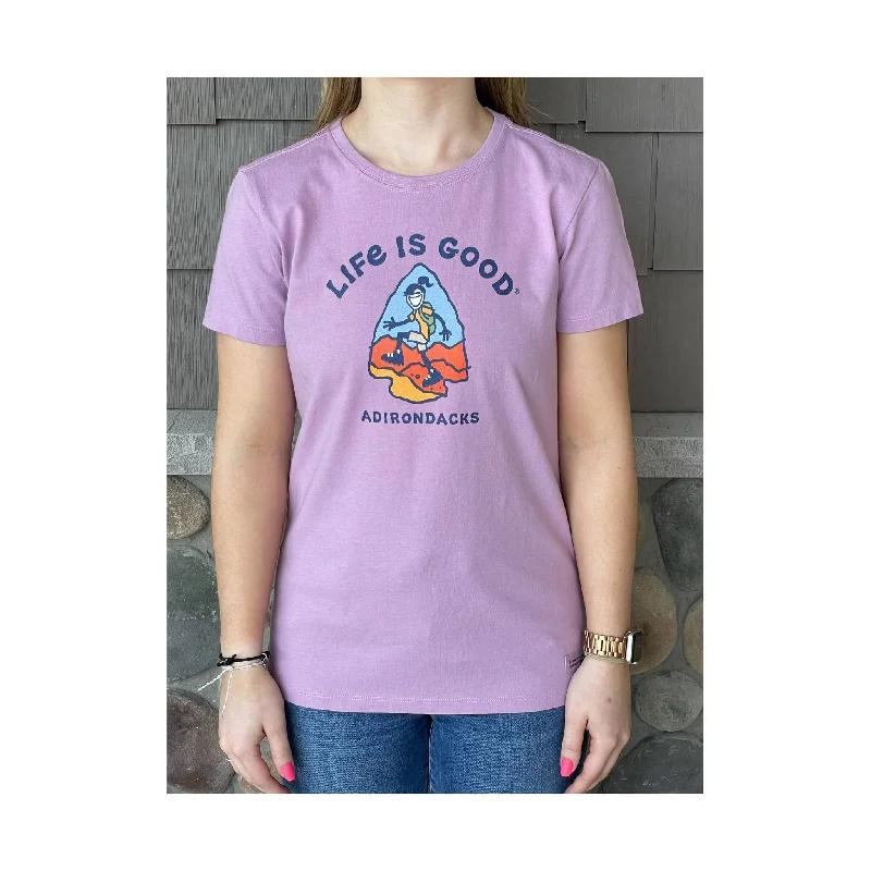 Life Is Good Women's Adirondacks Exclusive Canyon Tee - Violet Purple Sharp Women's Italian Life Is Good Women's Adirondacks Exclusive Canyon Tee - Violet Purple Sharp Women's Italian