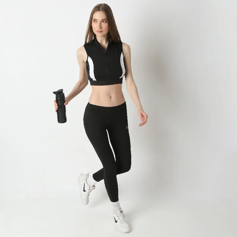 Slim Fit Mock Turtle Neck Sleeveless Tee with Zipper Detail T-Shirt Refined Women's Hand - crafted Slim Fit Mock Turtle Neck Sleeveless Tee with Zipper Detail T-Shirt Refined Women's Hand - crafted