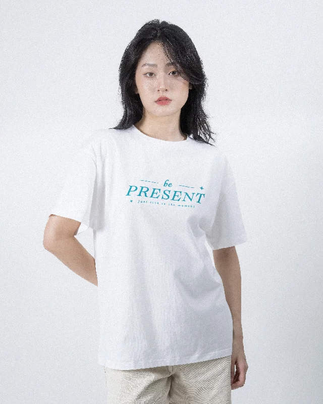 Be Present Tee (White) Modern Women's 