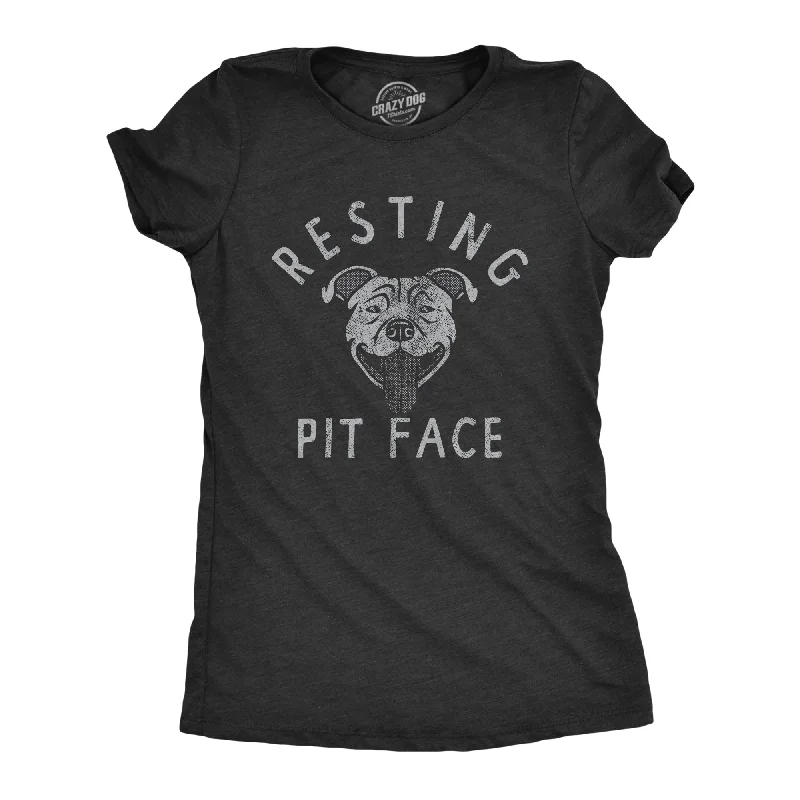 Resting Pit Face Women's T Shirt Sophisticated Women's Tailored