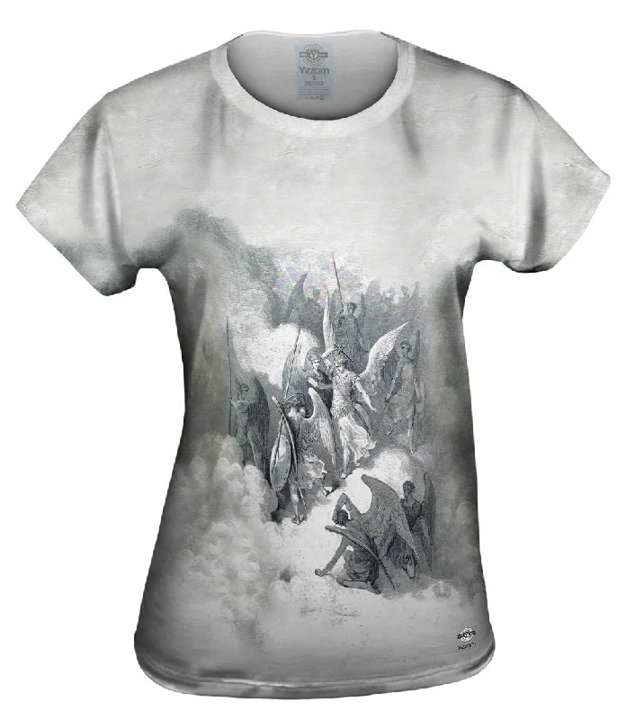 Gustave Dore - "Abdiel and Satan" (1868) Edgy Women's Punk