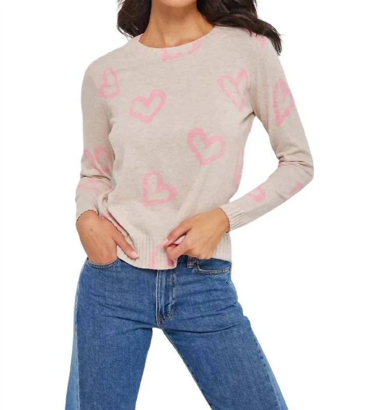 Love Zone Sweater In Almond Street