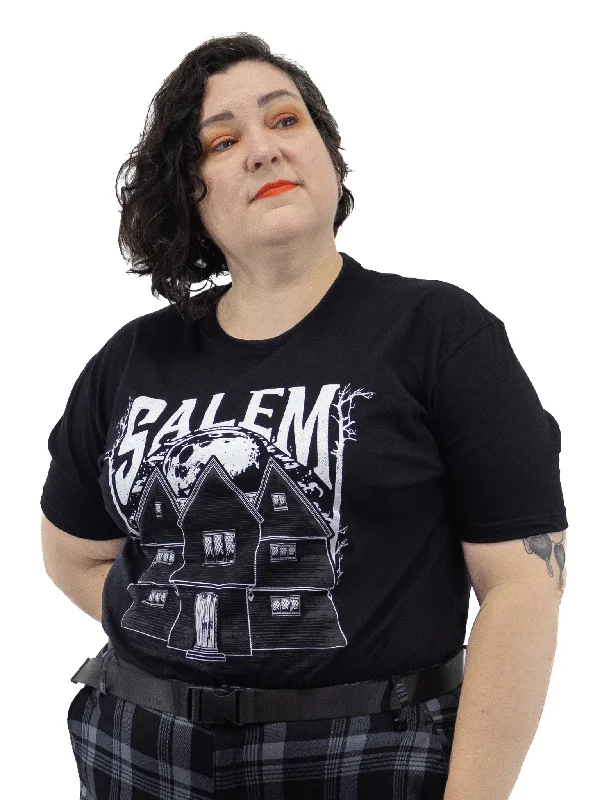 Salem Witch House T-Shirt Tough Women's Military - inspired