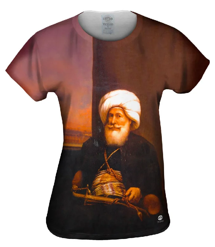 Auguste Couder - "Mehemet Ali Viceroy of Egypt." (1841) Cozy Women's Sherpa - lined