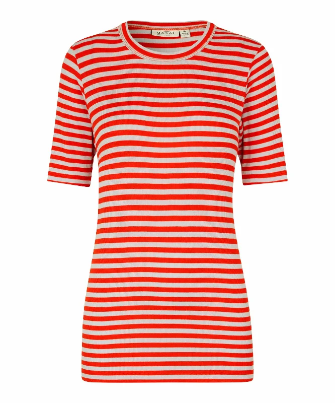 1008980 MaDorit Top - Orange Com Luxurious Women's High -  end