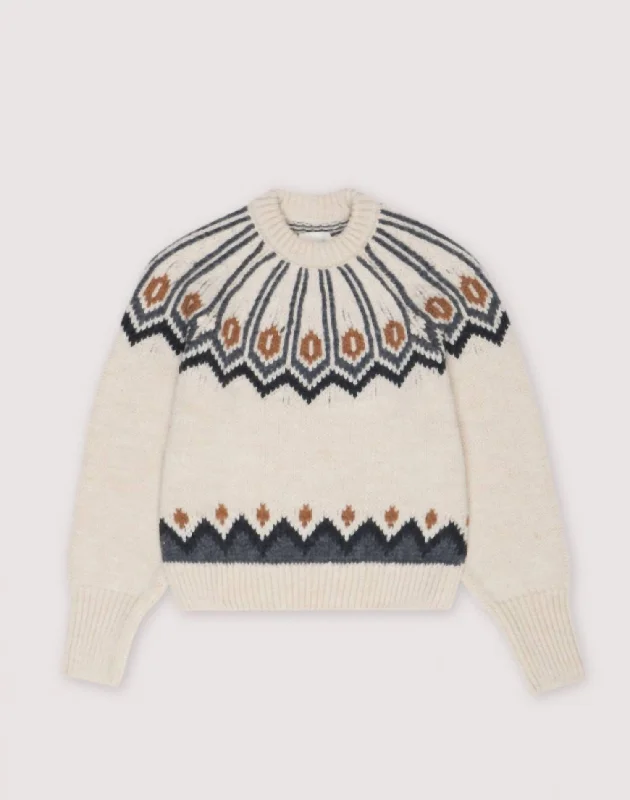 Women's Davos Sweater In Fair Isle Dynamic Women's Moto