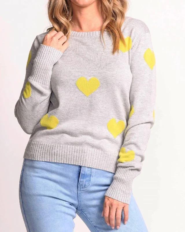 All My Love Sweater In Grey Earthy Women's Hemp - based
