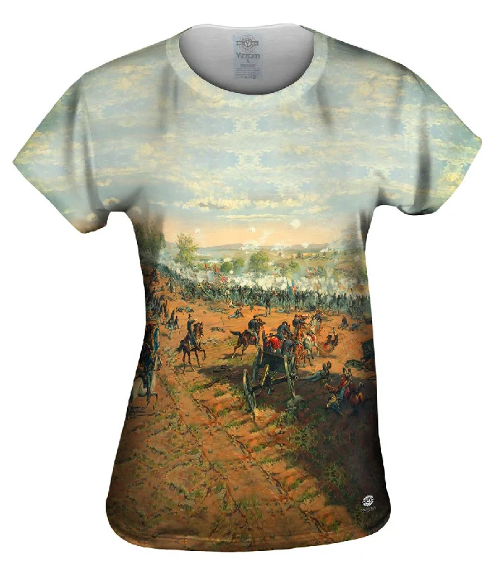 Thure de Thulstrup - "Battle of Gettysburg" (1863) Sophisticated Women's 