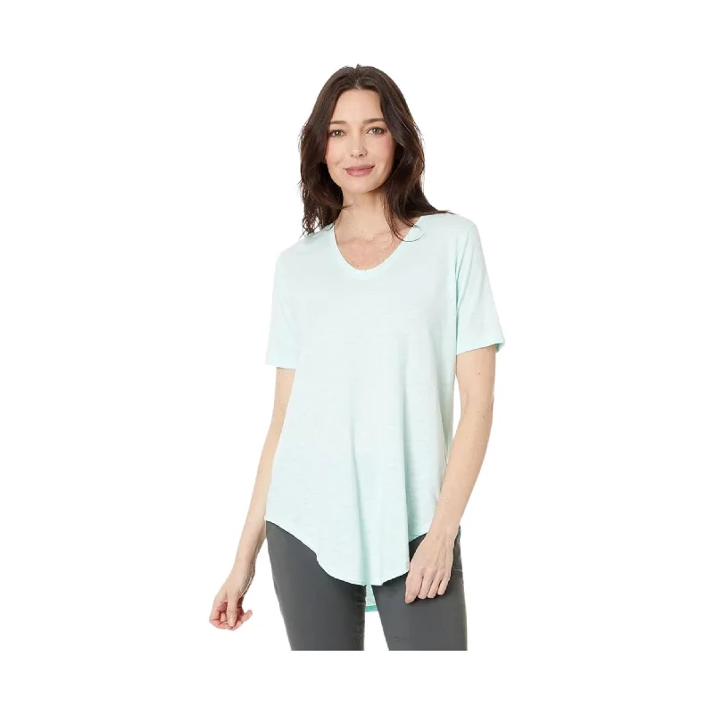 Tasc Women's Longline Boyfriend T Shirt - Serene - ONLINE STORE CREDIT/EXCHANGE ONLY Monochromatic Office Style