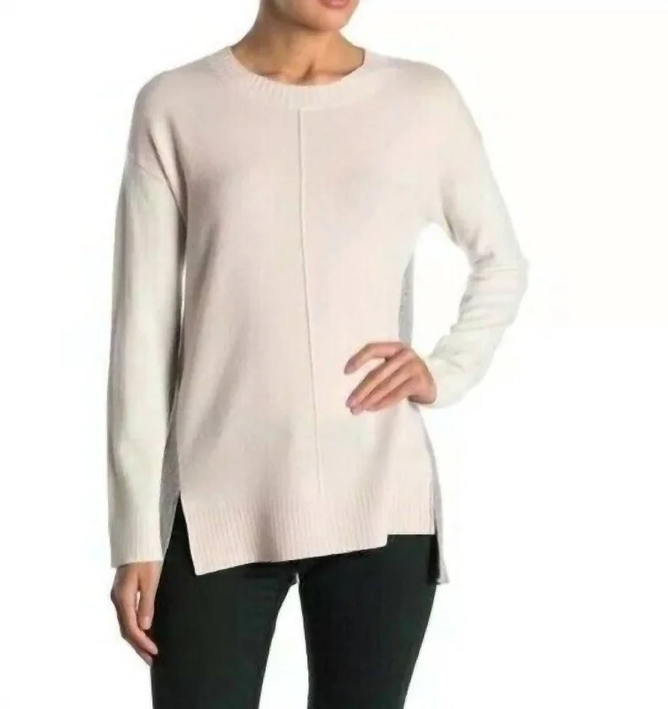 Cashmere Pullover Crew Neck Sweater In Multicolor Confident Women's High - fashion