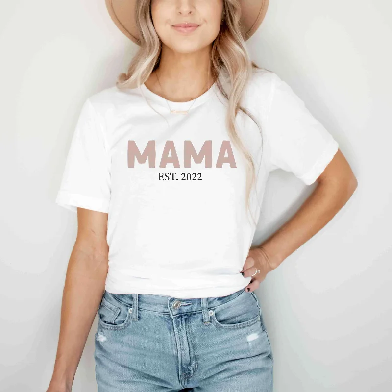 Mama Est. Graphic Tee | White Modern Women's Tech