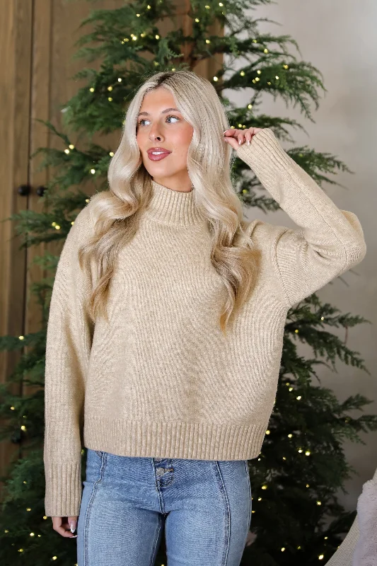 Truly Iconic Taupe Sweater - DOORBUSTER Edgy Women's Punk