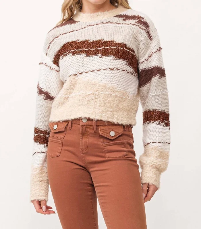 Gabriela Sweater In Toasted Gingerbread Women