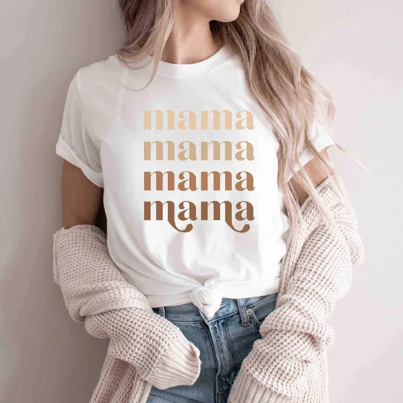 Retro Mama Graphic Tee | White Athletic Women's 