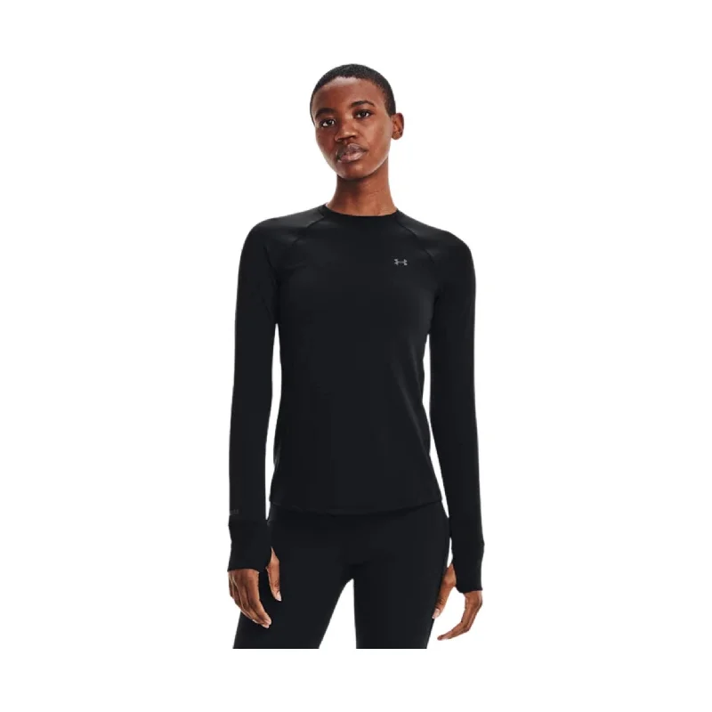 Under Armour Women's Packaged Base 2.0 Crew - Black Relaxed Women's 