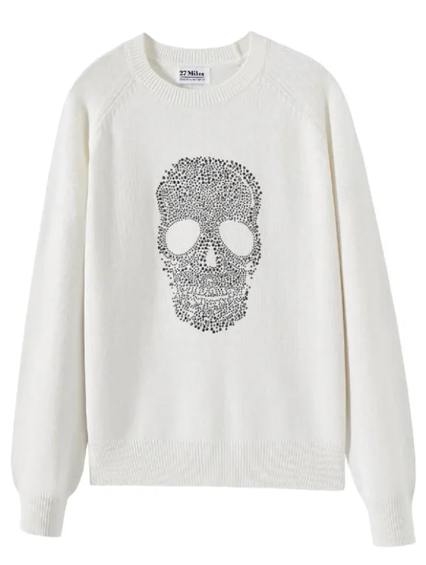 Clio Sweater In Cloud Sleek Women's Metallic