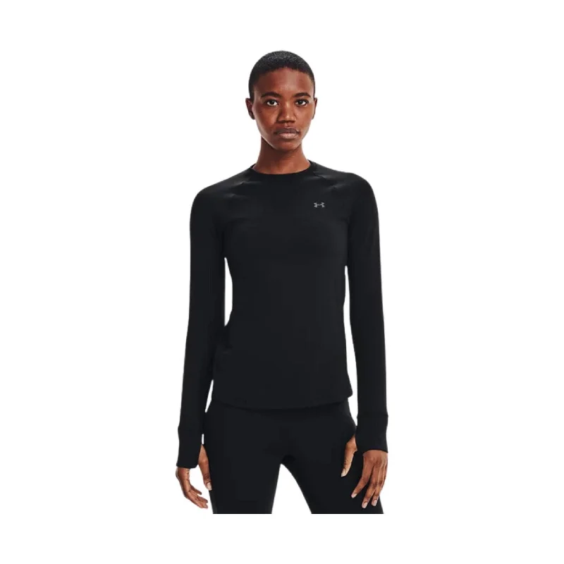 Under Armour Women's Base 3.0 Crew - Black Refined Women's 