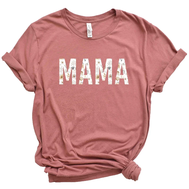 Floral Mama Graphic Tee | Mauve Modern Women's 