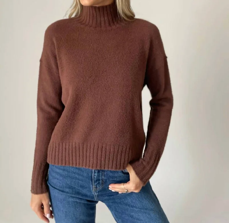 Jessie Butter Sweater In Brown Dynamic Women's Moto