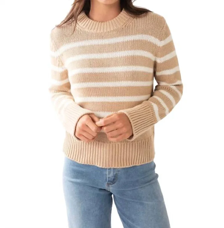Alise Sweater Top In Ivory, Birch Business