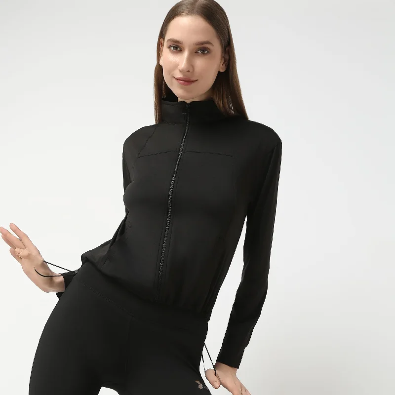 Mock Turtle Neck Cool It Tees with Full Sleeve Zipper Opening T-Shirt Vacation