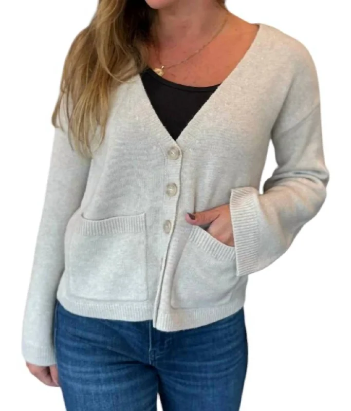 Scarlet Cashmere Blend Sweater In Oatmeal Artistic Women's Avant - 