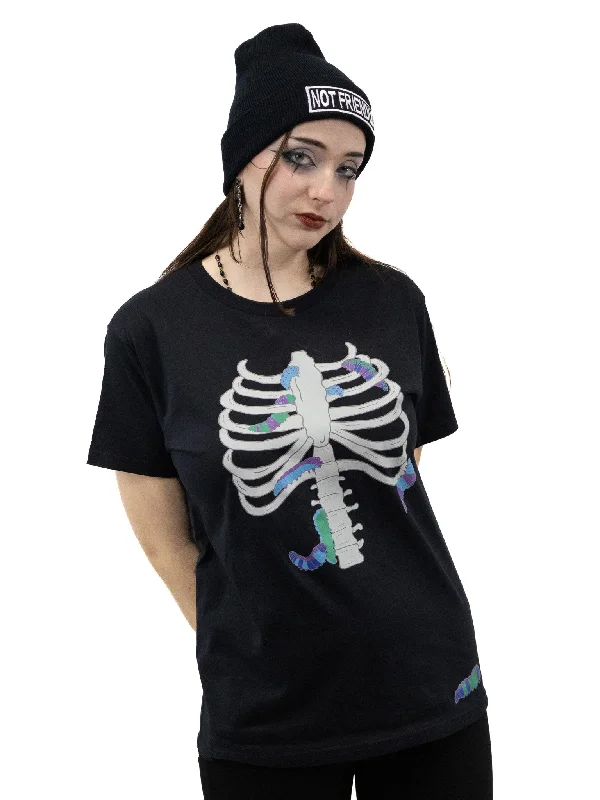 Healing Ribcage T-Shirt POCKET BEAN Vacation