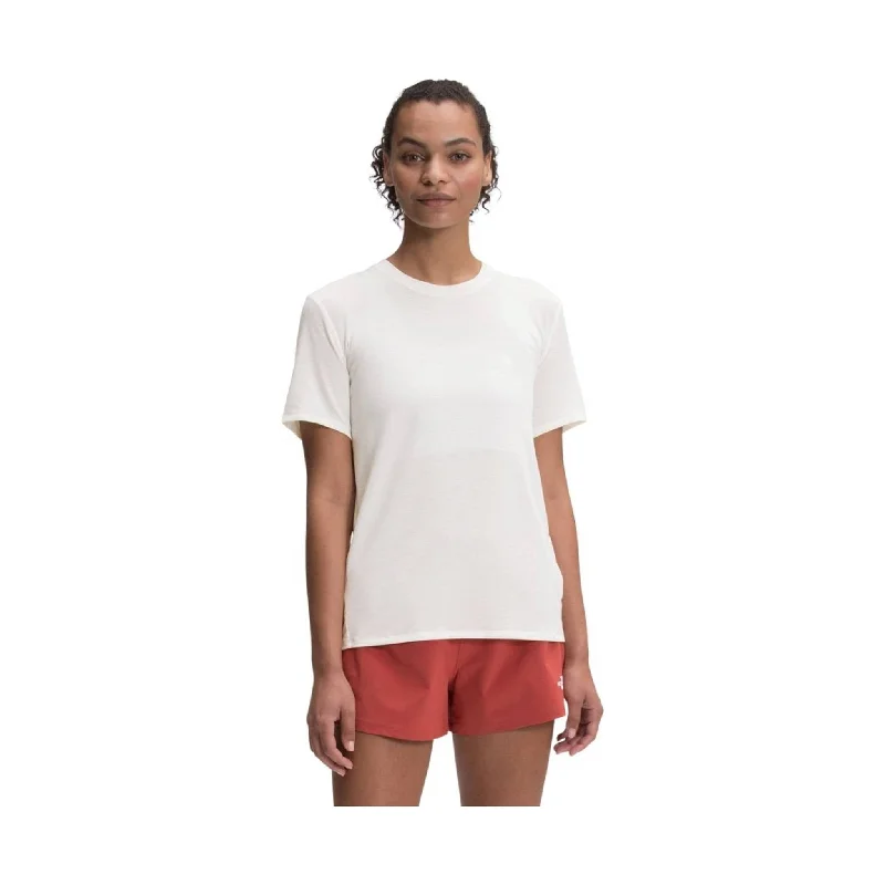 North Face Women's Wander Short Sleeve - Gardenia White - ONLINE STORE CREDIT/EXCHANGE ONLY Laid - back Women's Style