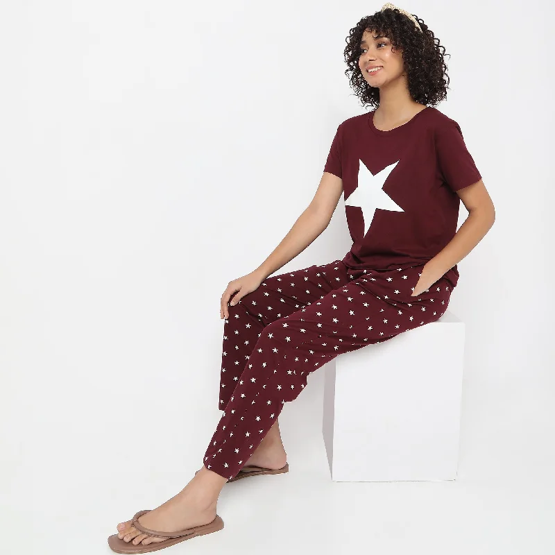 Regular Fit Graphic Lounge T-Shirt Adventure