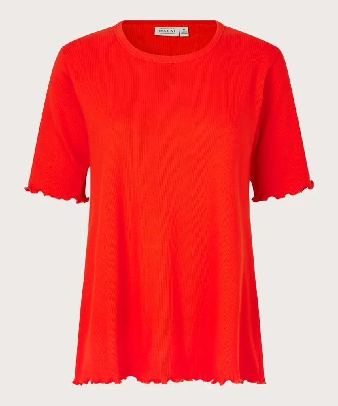 1008977 MaButtas Jersey Top - Whitecap Preppy Women's College