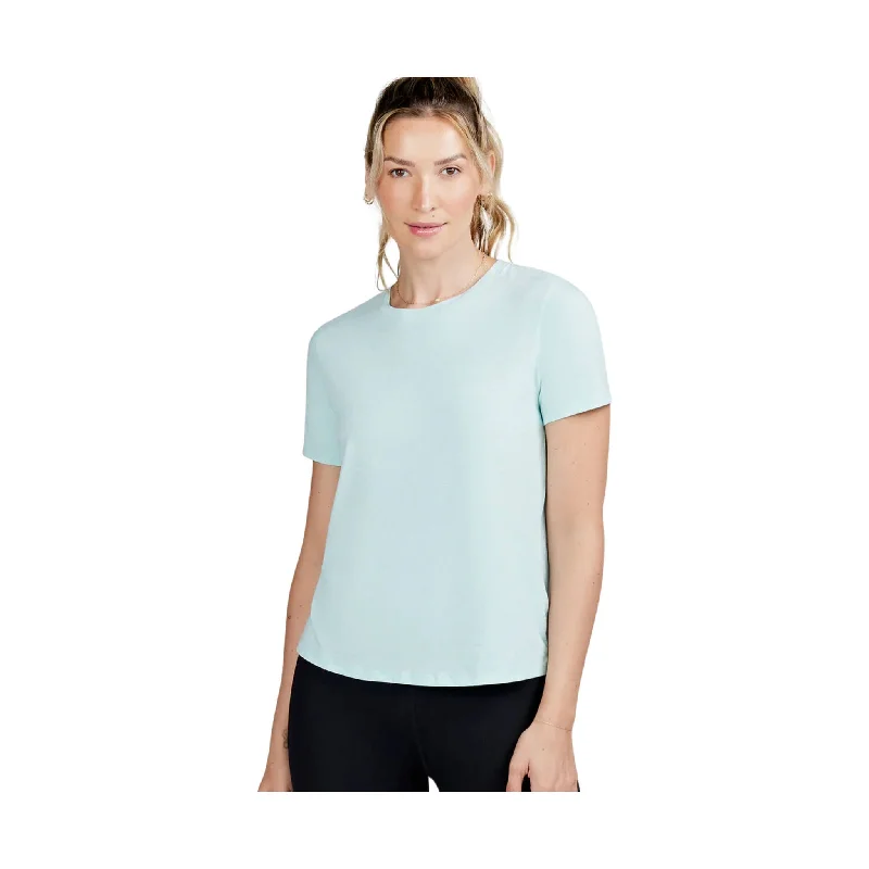 Tasc Women's All Day Short Sleeve T Shirt - Serene Heather - ONLINE STORE CREDIT/EXCHANGE ONLY Contemporary 