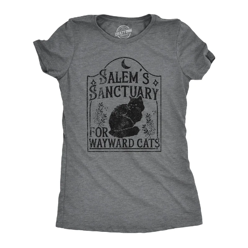 Salems Sanctuary For Wayward Cats Women's T Shirt Compression